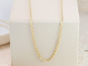 Łańcuszek złoty ankier 1,6mm 50 cm  próba 585   