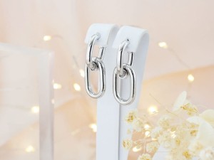 Kolczyki srebrne duże obrecze próba 925 