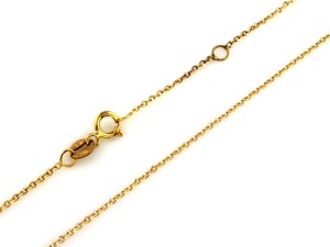 Łańcuszek złoty ankier rolo 1,3 mm 45 cm  próba 585    