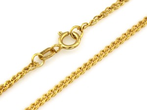 Łańcuszek złoty monaliza 1,7 mm 50 cm próba 585    