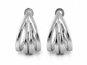 Kolczyki srebrne na angielskim zapięciu próba 925   