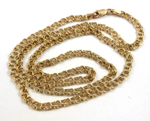 Łańcuszek złoty Garibaldi 3,4 mm próba 585  