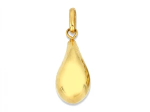 Wisiorek złoty kropla wypukła próba 585   