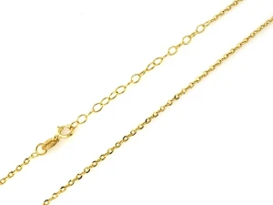 Łańcuszek złoty ankier 1,3 mm 45 cm  próba 585    