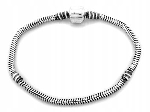 Bransoletka srebrna baza do zawieszek próba 925