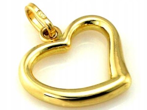 Wisiorek złoty serduszko próba 585