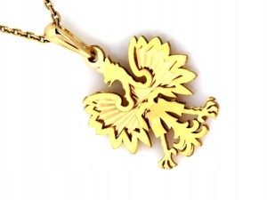 Wisiorek złoty orzełek próba 585